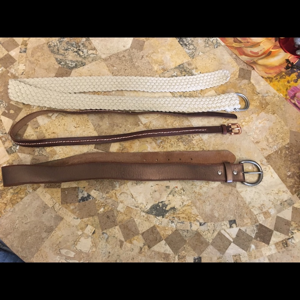 Three juniors belts.